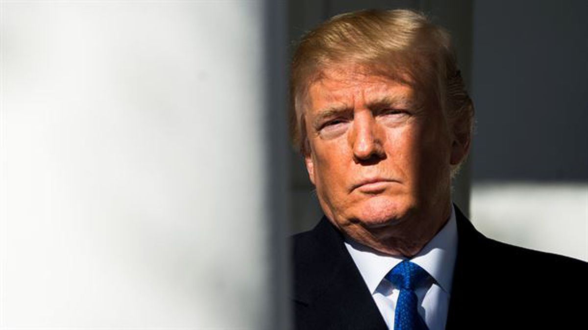 Esta es la foto policial de Donald Trump, fichado en una cárcel de Atlanta