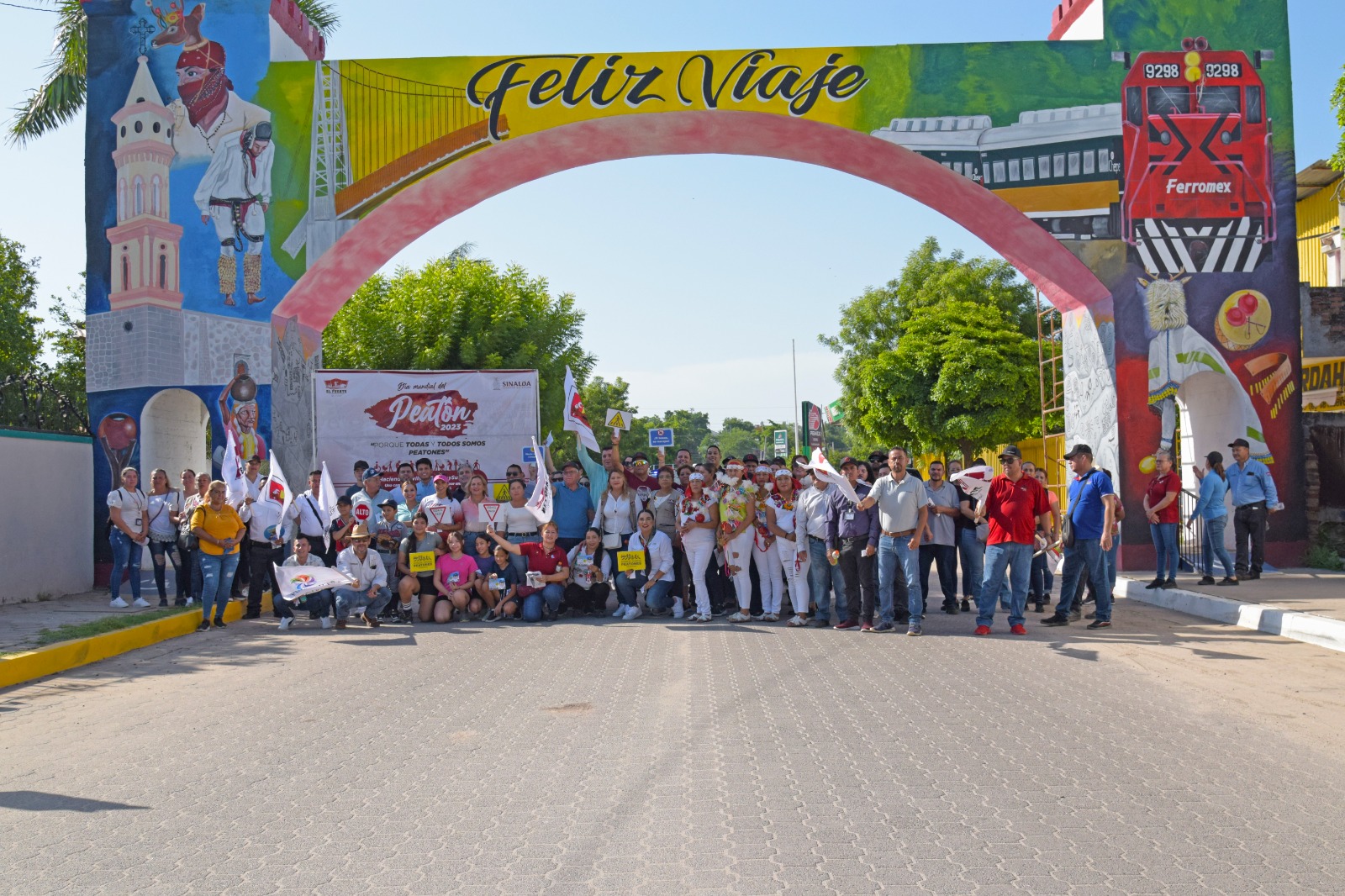 En El Fuerte también se cuida al peatón, refuerzan campaña de prevención