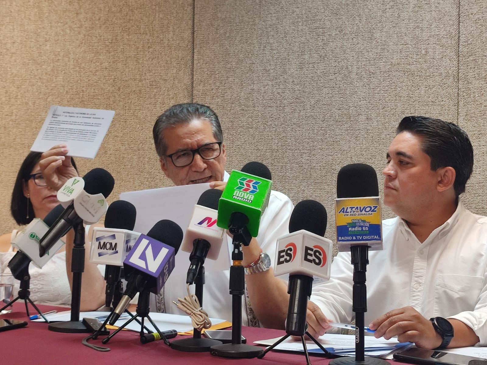 Sin persecución política, ni abuso de autoridad, pero sí al combate del cacicazgo del seno de la UAS: Jucopo