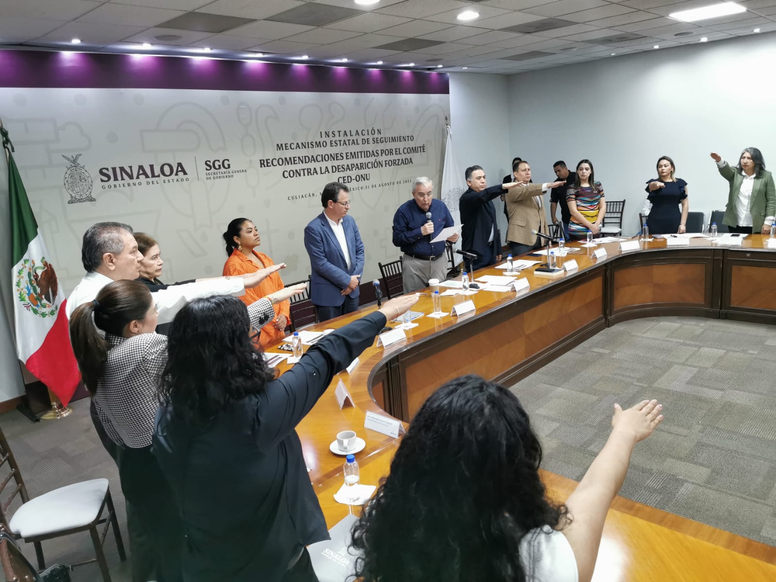 Gobernador Rocha instala mecanismo de seguimiento a recomendaciones de la ONU en desapariciones forzadas