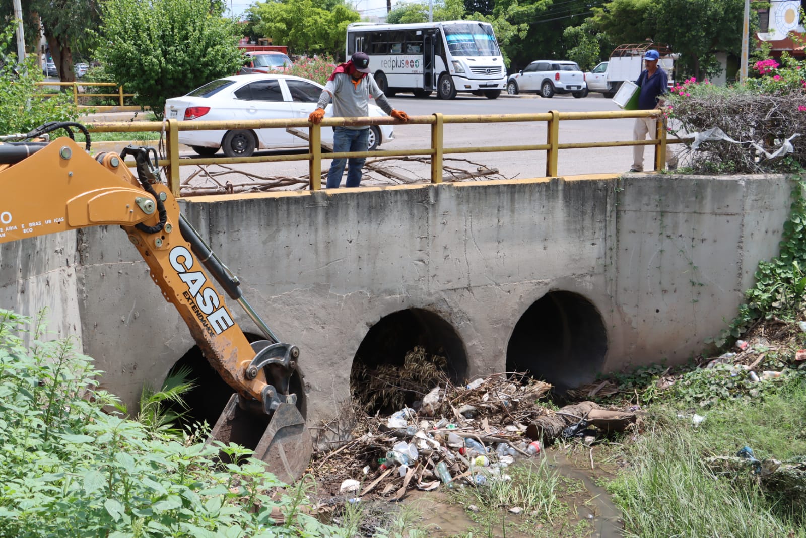 Desgraciadamente siguen tirando basura en drenes, serán multados y detenidos severamente: Servicios Públicos
