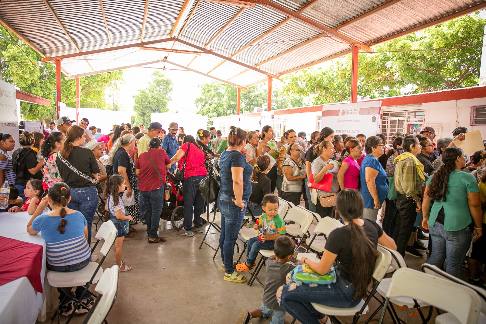 Llegan las Brigadas del Bienestar del DIF Sinaloa a Estación Bamoa, Guasave