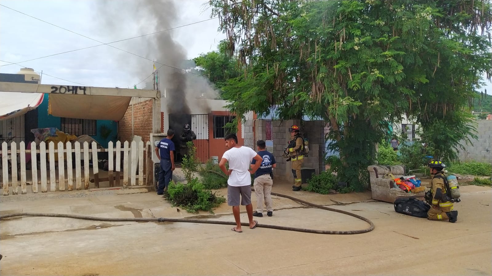Tragedia: Muere calcinado un adulto mayor al quemarse su vivienda en Santa Teresa, Mazatlán