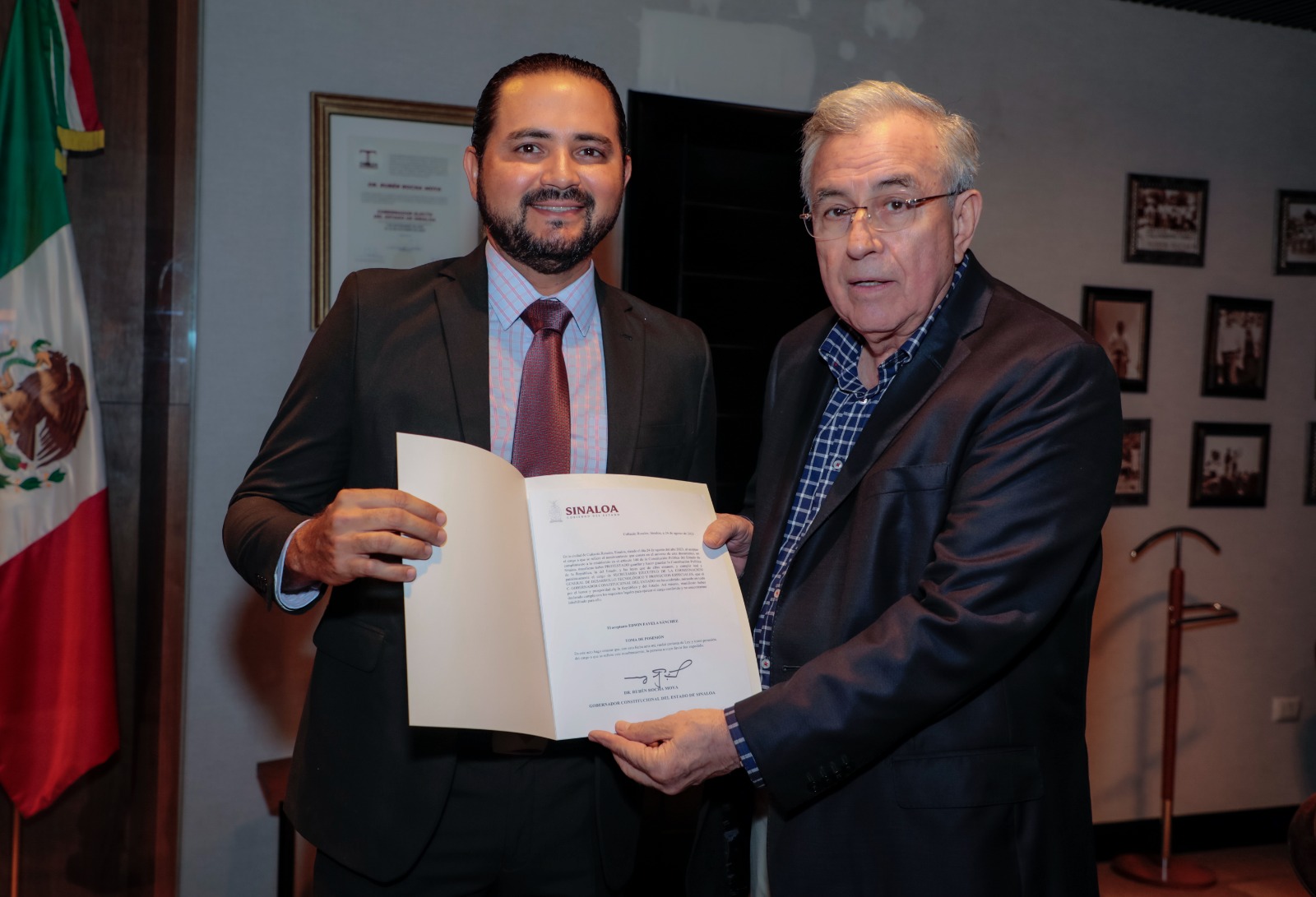 Nombra Rocha a Edwin Favela como secretario ejecutivo de Desarrollo Tecnológico y Proyectos Especiales