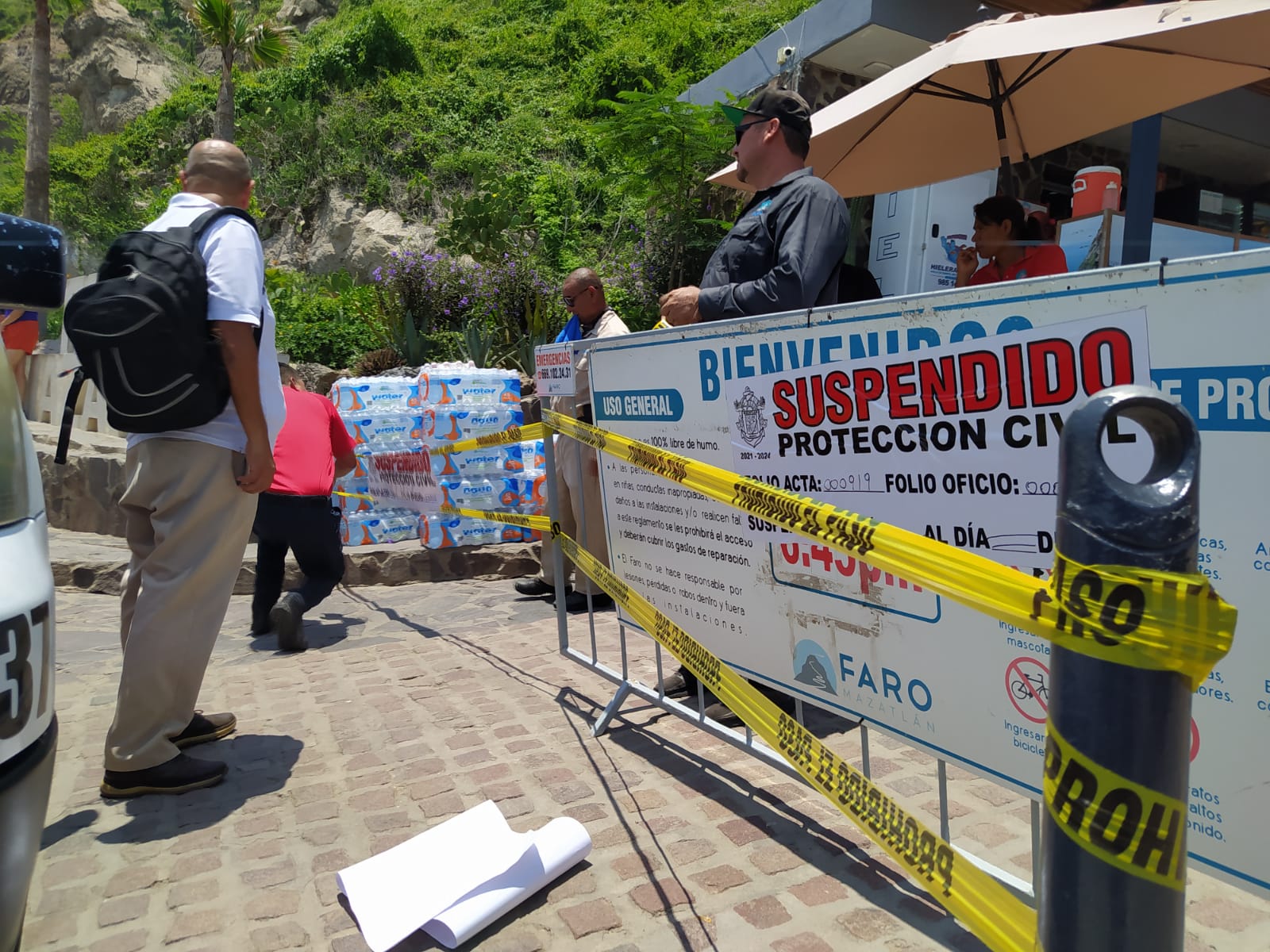 Por altas temperaturas, Protección Civil municipal suspende actividades en el Faro Mazatlán