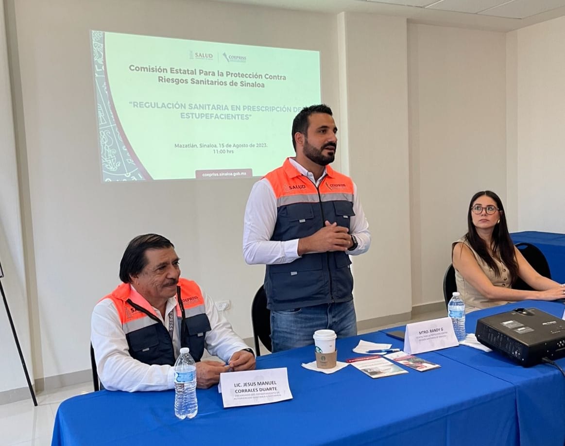 Realiza Coepriss plática sobre Regulación Sanitaria en Prescripción de Estupefacientes en Mazatlán