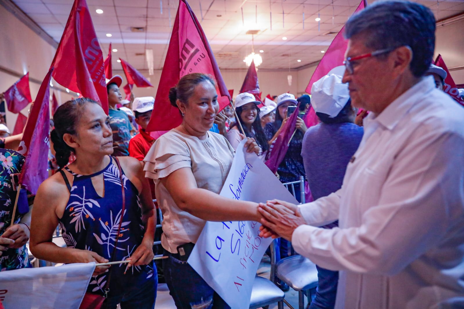 ‘Sinaloa me ha tratado bien’: Ricardo Monreal visita a simpatizantes en Navolato