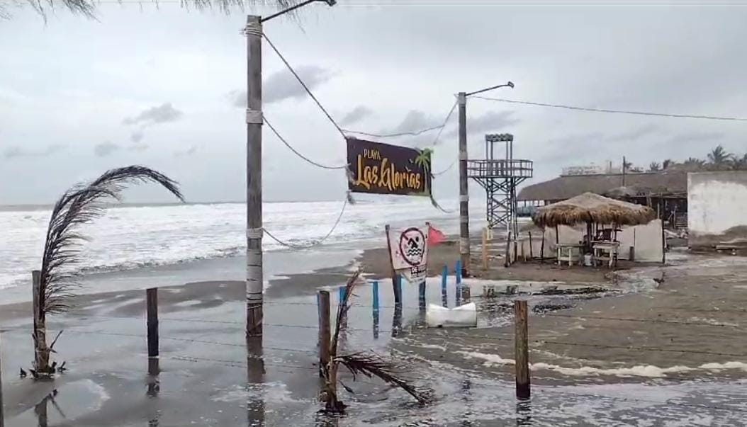Se ubica Ileana frente a las costas de playa Las Glorias, Guasave; impactará Ahome en las próximas horas