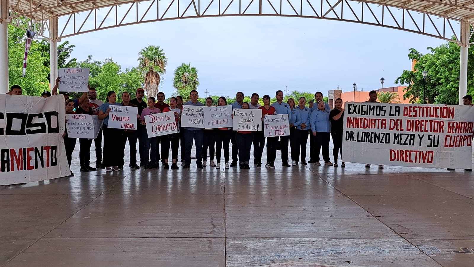 Toman sindicalizados instalaciones del Tecnológico de Guasave; piden destitución del director Lorenzo Meza