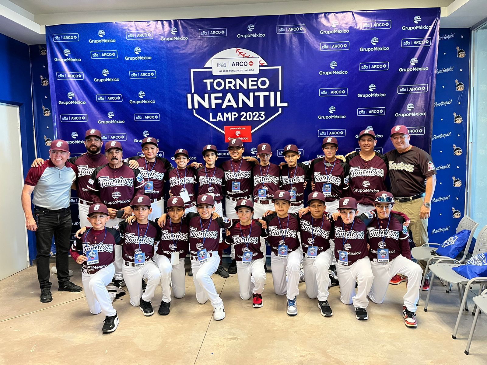 Los Tomateros de Culiacán suman primer triunfo en el Torneo Infantil LMP 2023