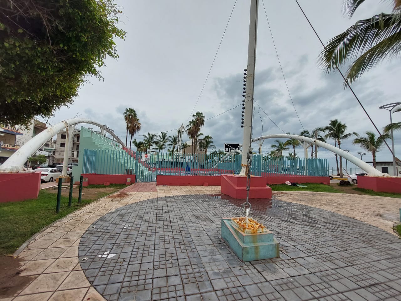 Poco más de un millón de pesos costaría reparar la velaria del parque Martiniano Carvajal en Mazatlán