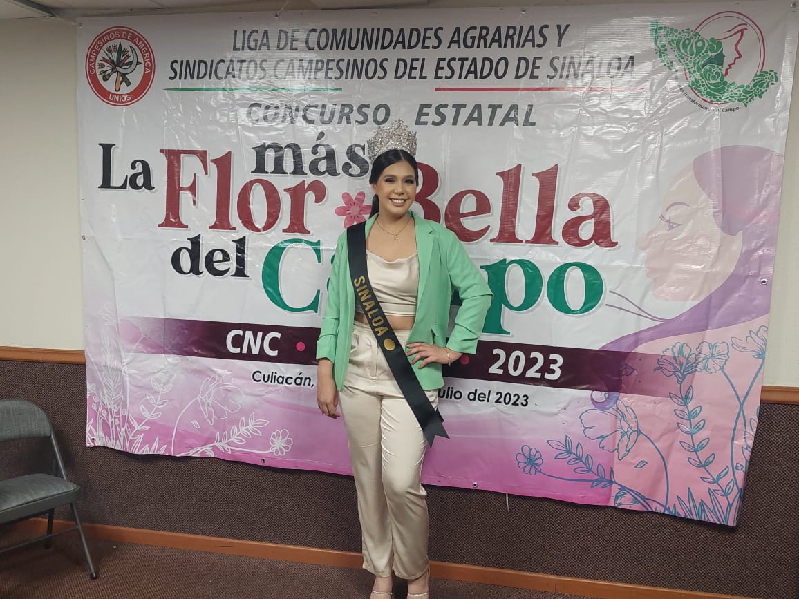 Ana Madrigal Camargo va por la corona nacional del concurso La Flor Más Bella del Campo CNC 2023