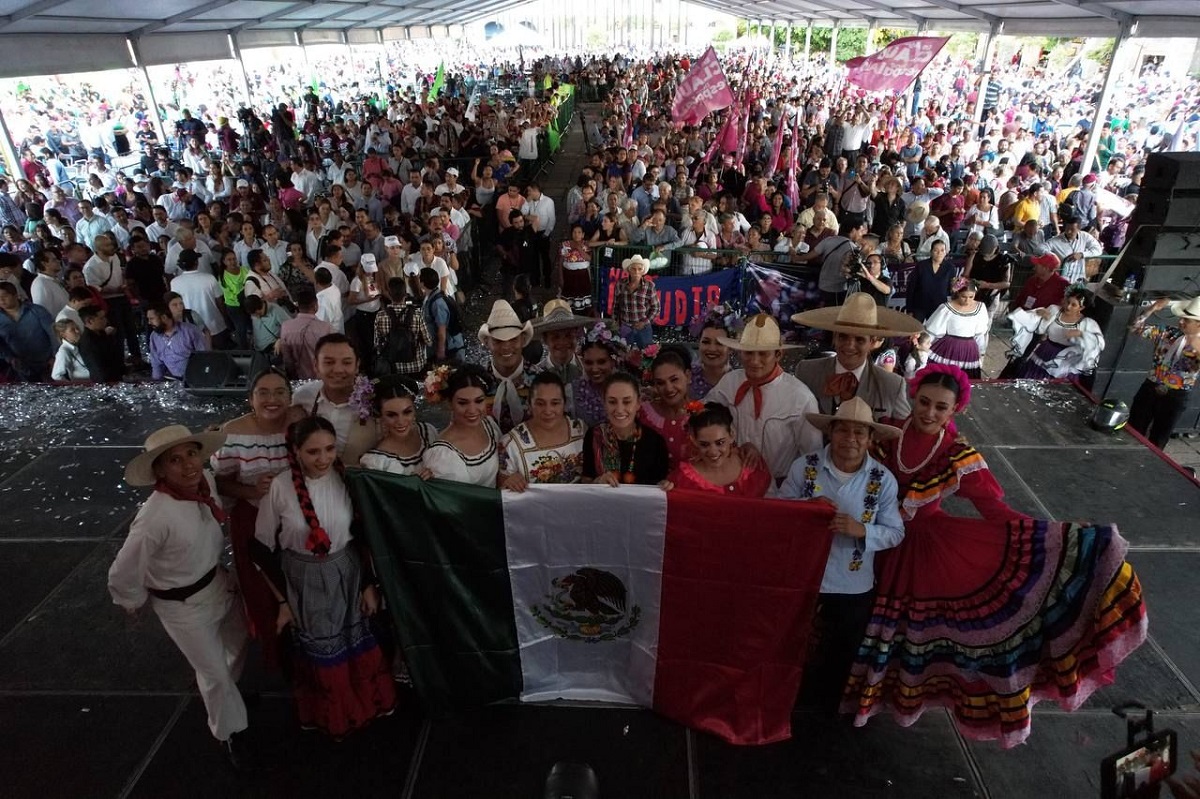 “El rumbo está trazado, es el rumbo de la Cuarta Transformación”: Claudia Sheinbaum