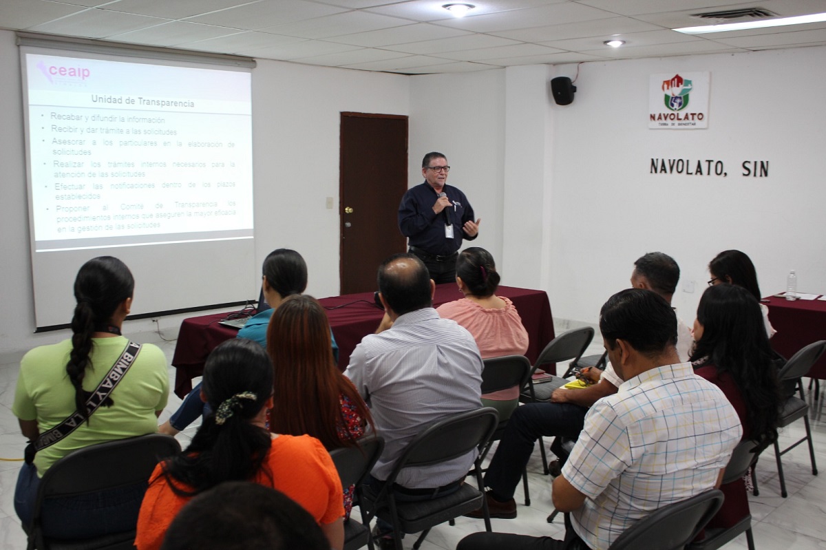 Ceaip visita Ayuntamiento de Navolato; llevan Jornadas de Acompañamiento en Transparencia