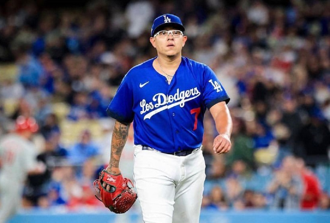 Julio Urías suma su octavo triunfo de la temporada con los Dodgers de Los Ángeles