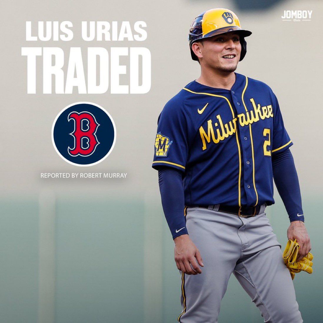 Luis Urías es nuevo jugador de los Medias Rojas de Boston
