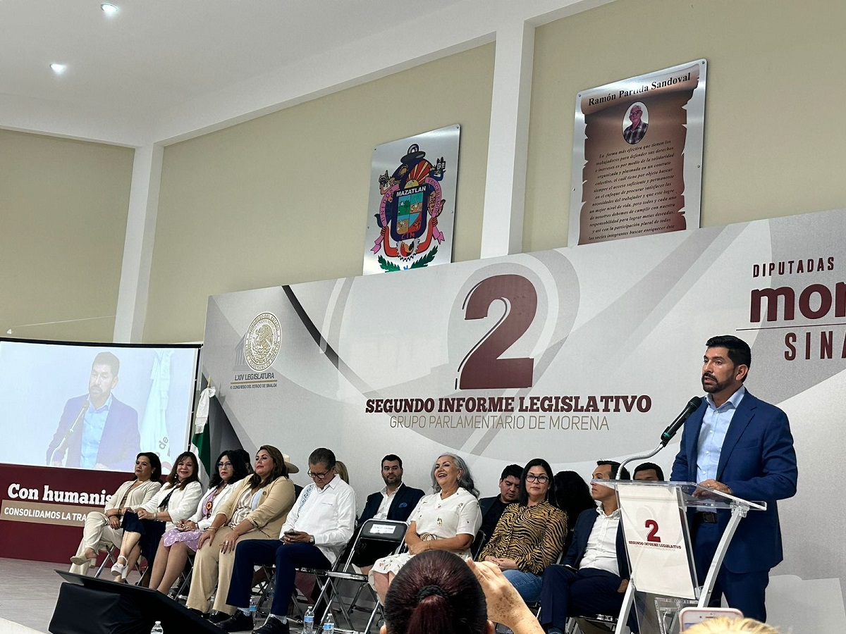 Era el segundo informe legislativo y se oyó ‘Es Claudia’ en Mazatlán