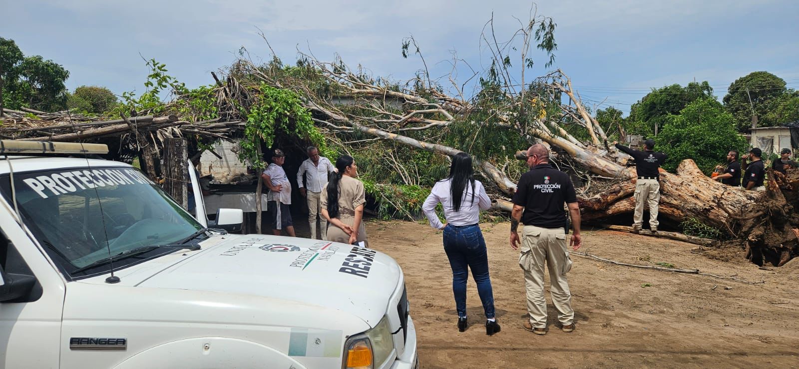 Severos daños materiales dejó ‘Hilary’ en Navolato: Margoth Urrea; Dautillos fue la comunidad más afectada