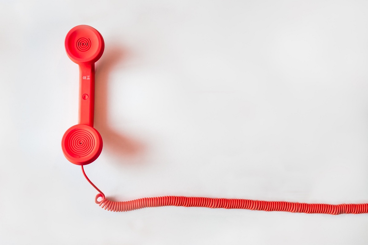 Teléfono rojo del poder