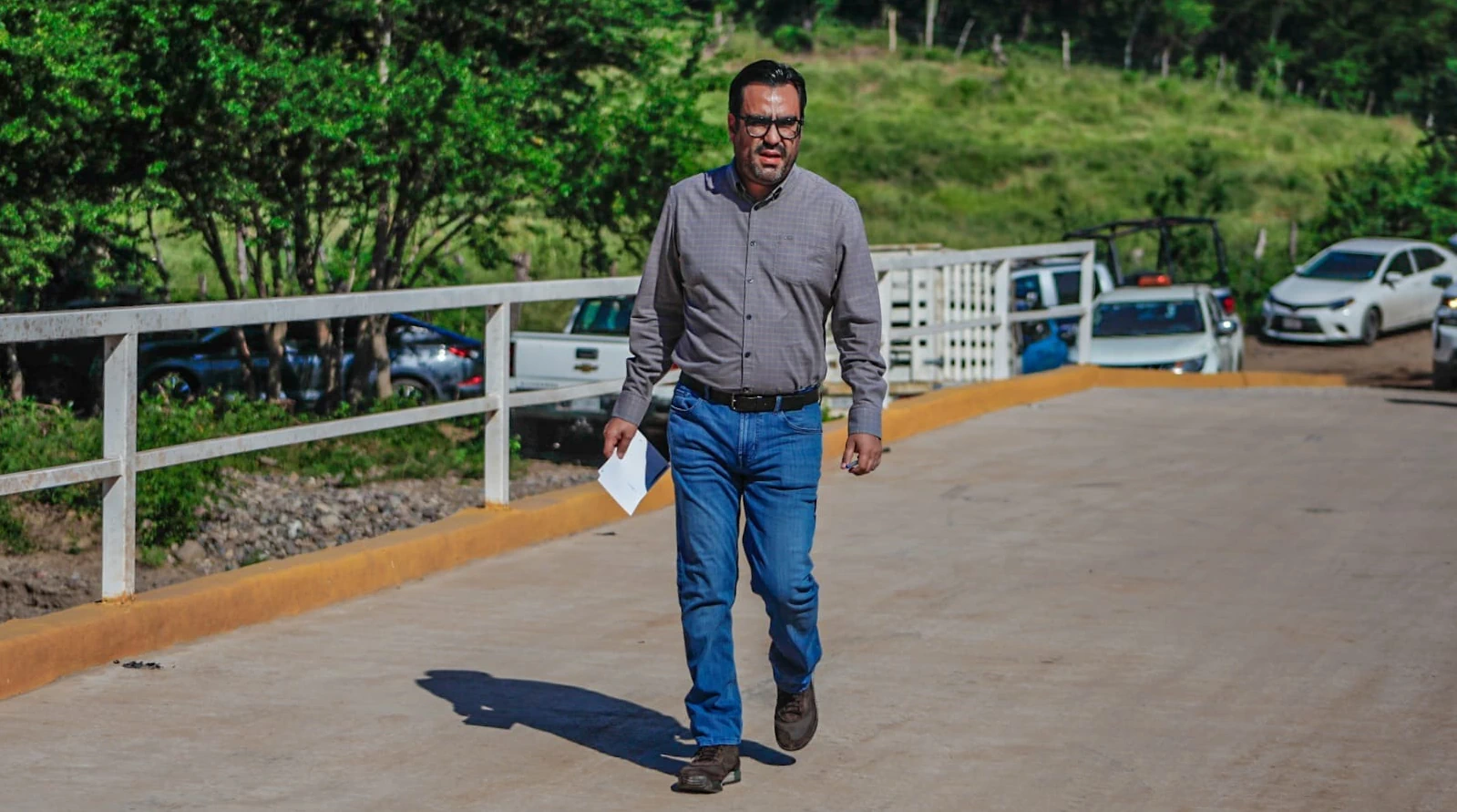 “Vengo cruzando cerros y arroyos”; alcalde entrega 3 obras en la sindicatura de Las Tapias