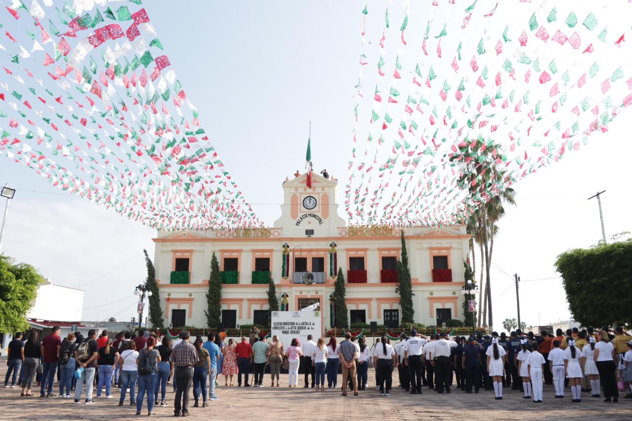 Conmemora en El Rosario el 176 Aniversario de la Gesta Heroica de Chapultepec y su cadete rosarense