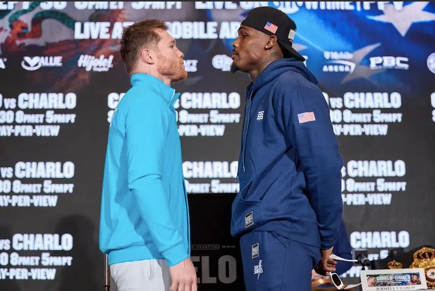 Canelo Álvarez y Jermell Charlo subirán a la báscula previo a la pelea de este sábado en Las Vegas