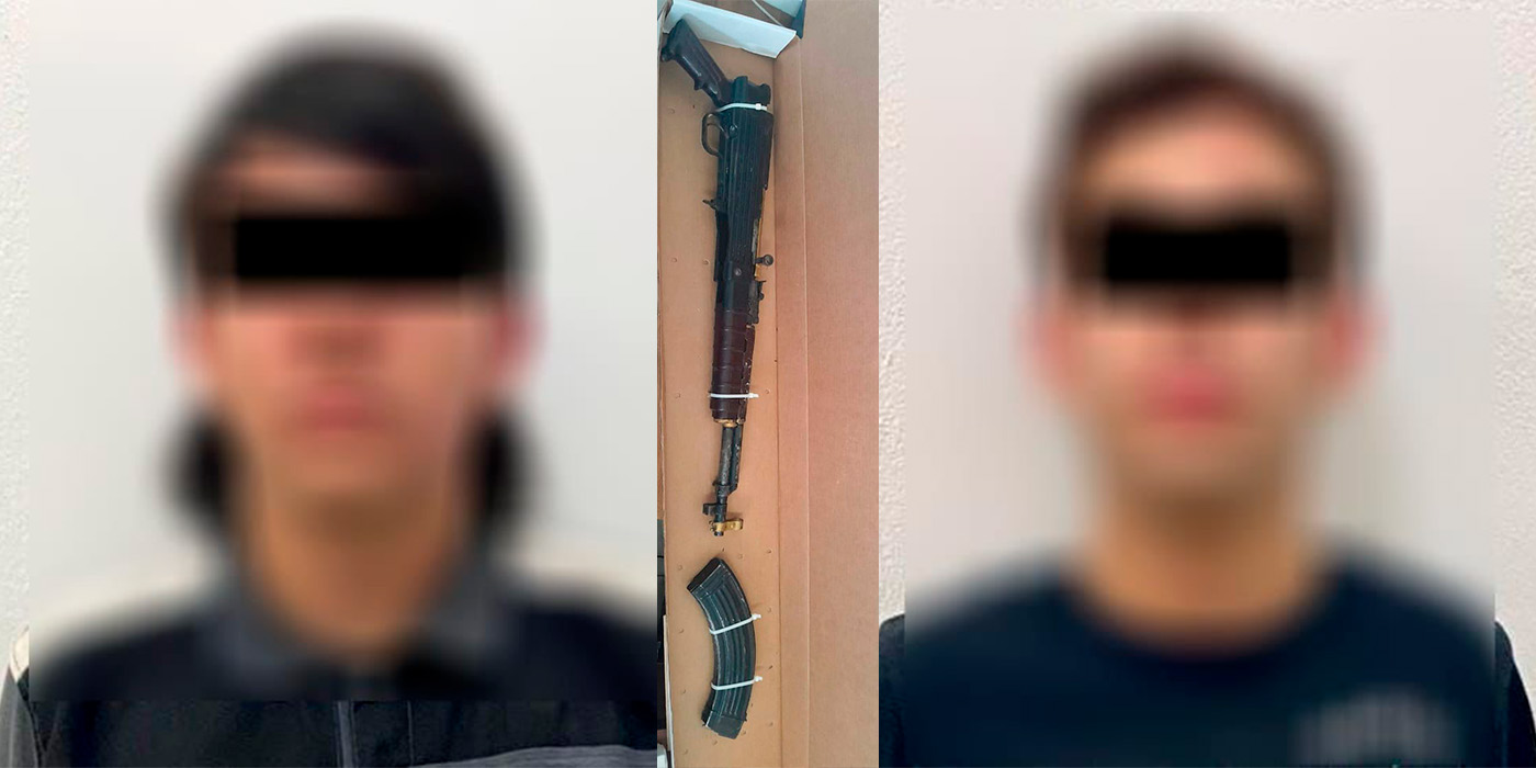 En Culiacán, durante enfrentamiento a balazos detiene a dos hombres con un rifle AK-47