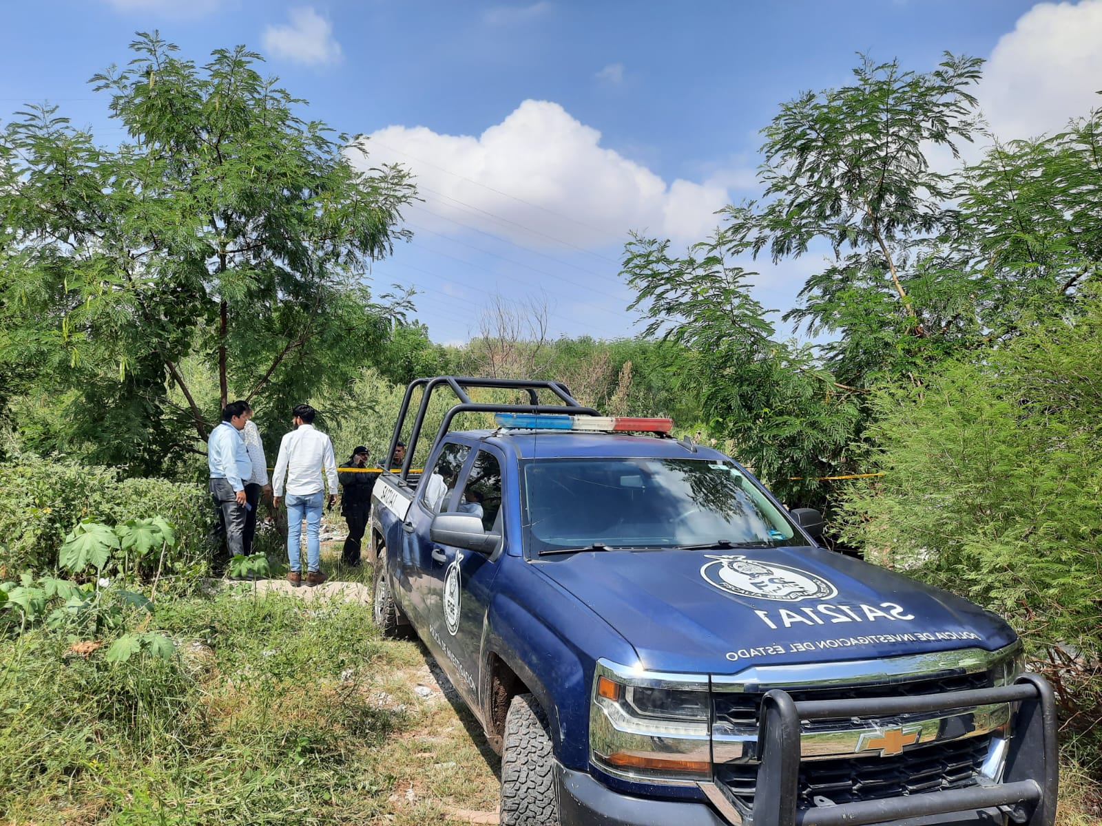 Amarrado de pies y con impactos de bala, localizan sin vida a hombre en el sector Las Coloradas de Culiacán