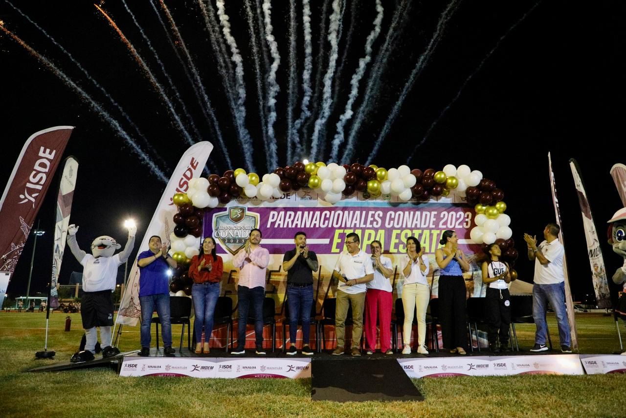Inauguran etapa Estatal de Paranacionales CONADE 2023 en Mazatlán