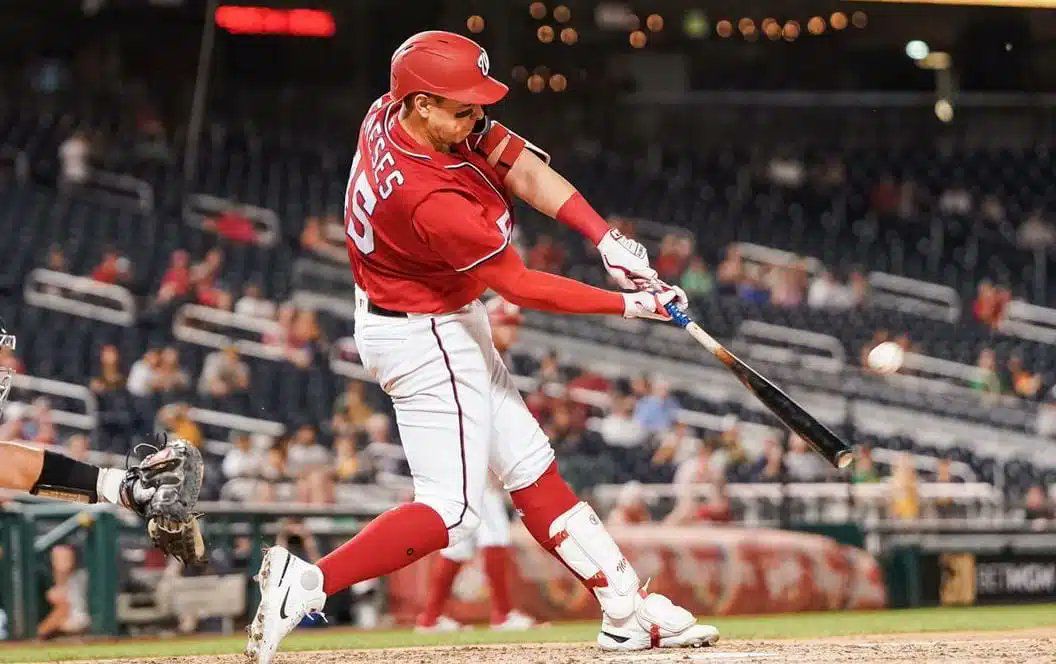 Joey Meneses conecta cuadrangular y le da el triunfo a los Nacionales; Arozarena y Kirk también se van para la calle