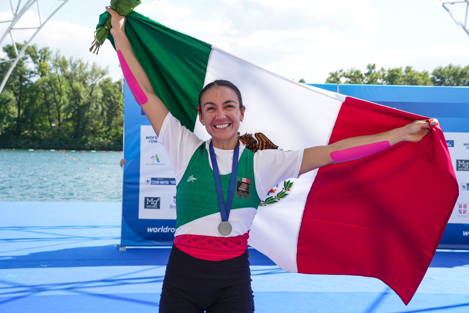 Kenia Lechuga es la primera mexicana en ganar una medalla en un Mundial de Remo
