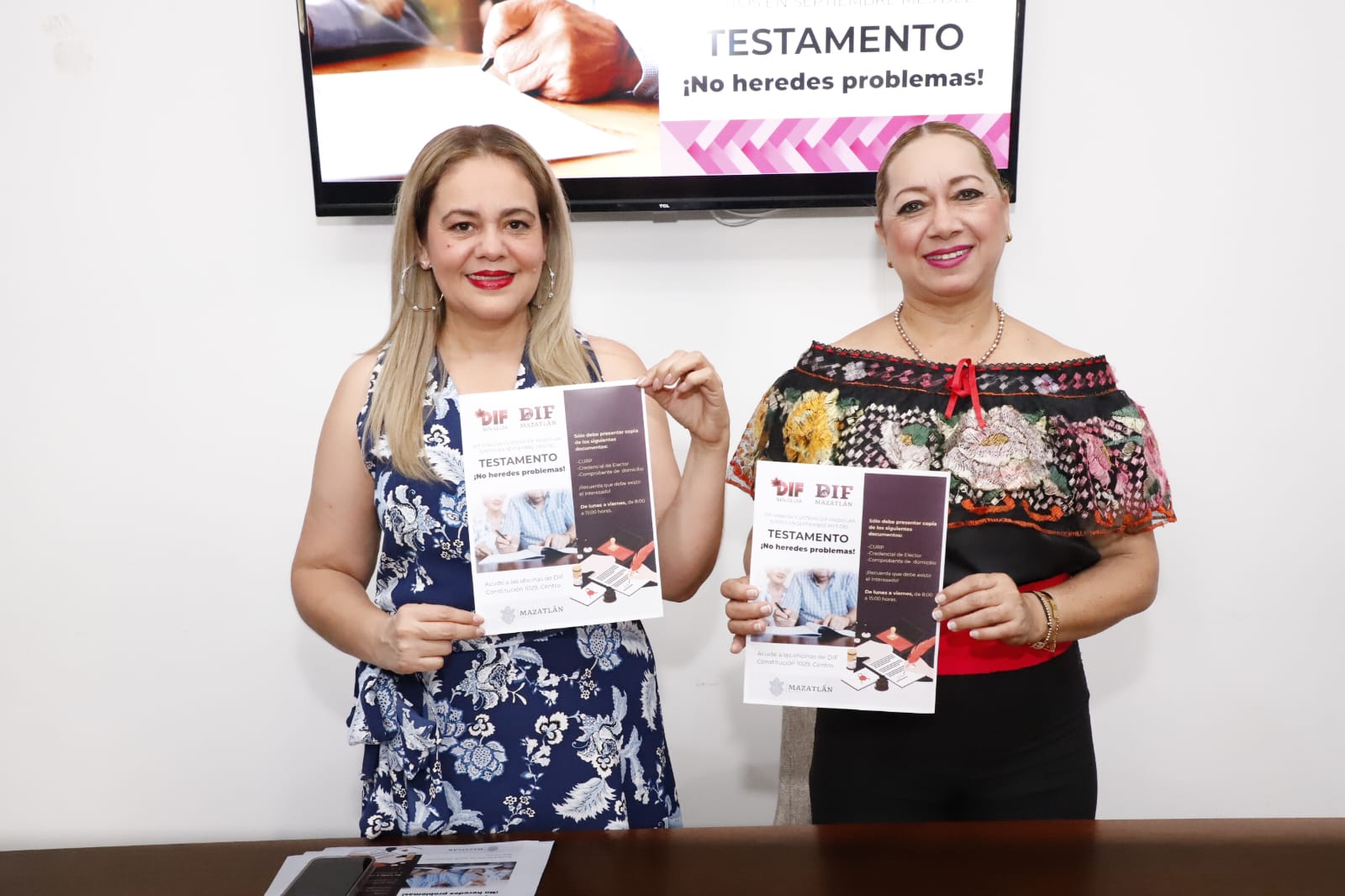 DIF Mazatlán invita a los ciudadanos a aprovechar los beneficios del mes del testamento