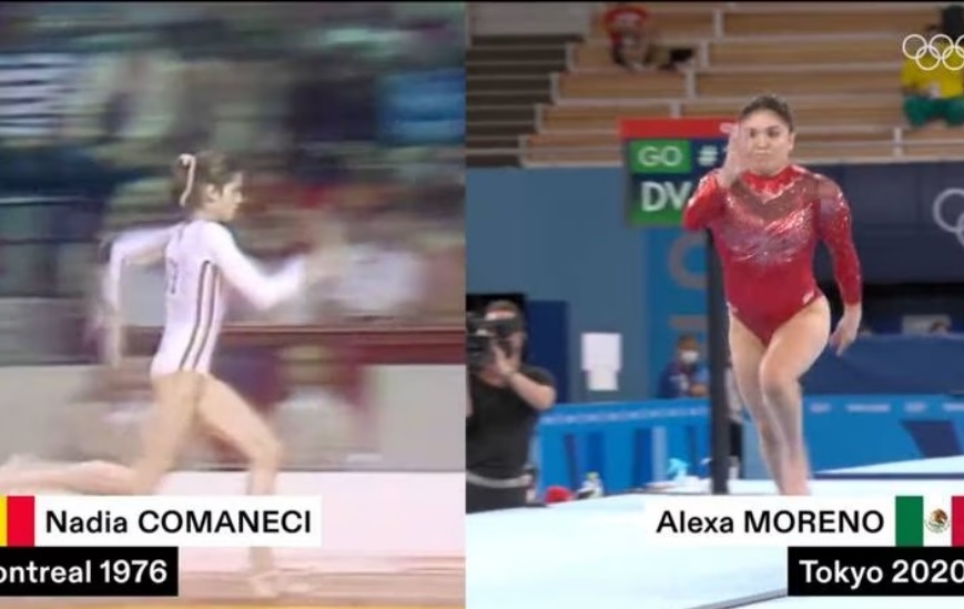 ¡Reconocimiento brutal! La gimnasta mexicana Alexa Moreno a la par de la leyenda Nadia Comaneci