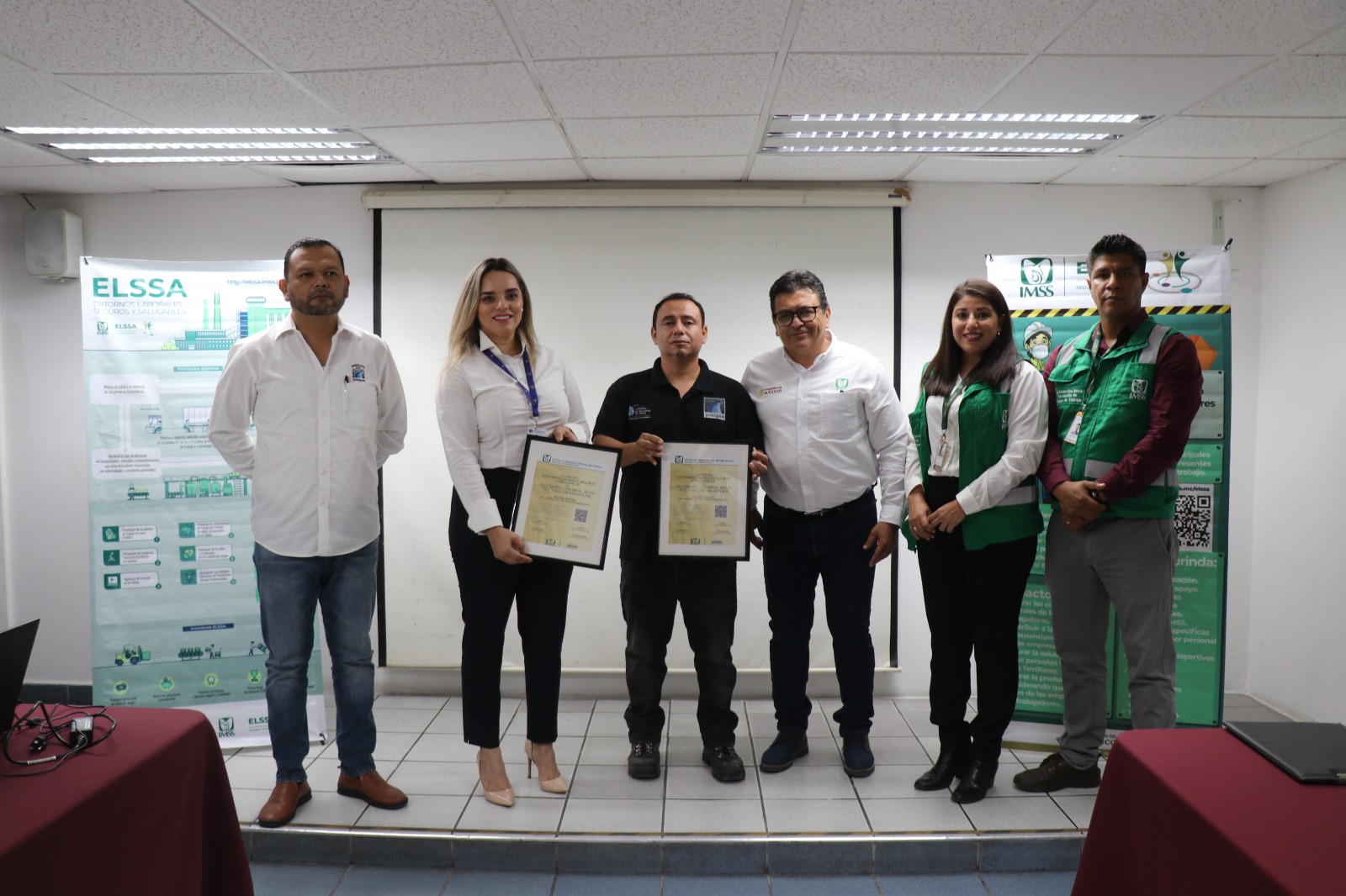 Otorga el IMSS el distintivo ELSSA a la Jumapam