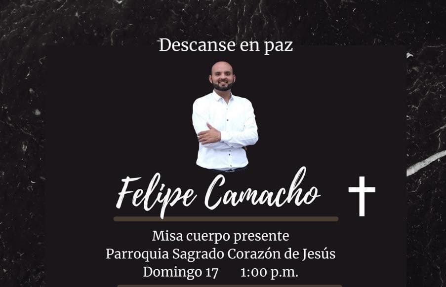 Para que el pueblo despida a Felipe Camacho, invitan a misa y a ceremonia en finca familiar antes de su sepelio