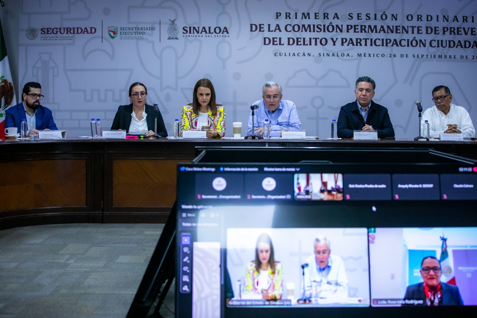 Realizan Primera Sesión de la Comisión Permanente de Prevención del Delito y Participación Ciudadana en Sinaloa