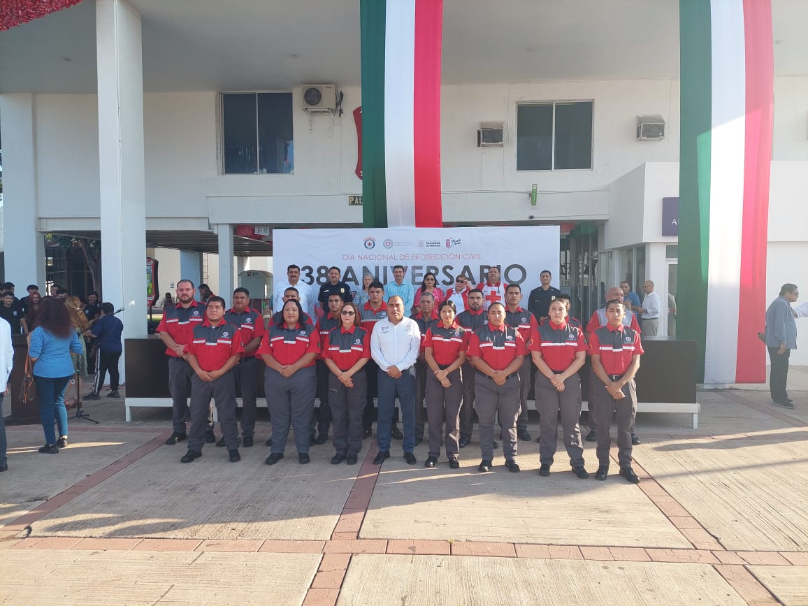 Reconocen en Salvador Alvarado el trabajo de Protección Civil