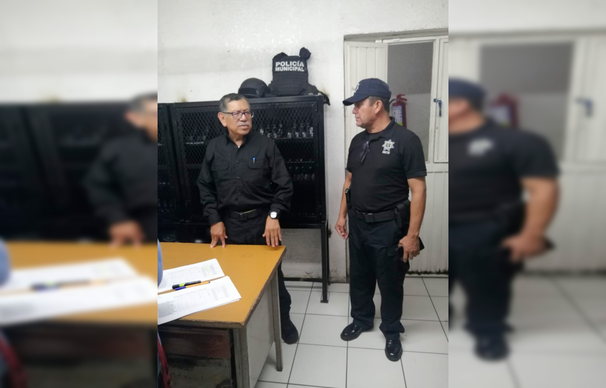 Visita titular de SSPE Mocorito y Salvador Alvarado para reunirse con los directores de seguridad