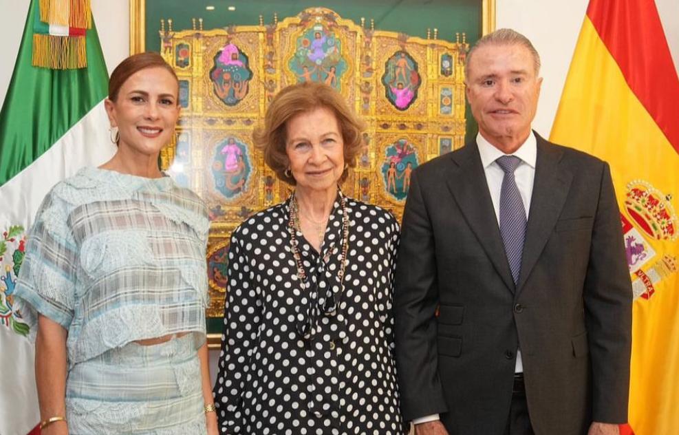 Tienen visita de lujo, la Reina Sofía celebra aniversario de Casa de México en España