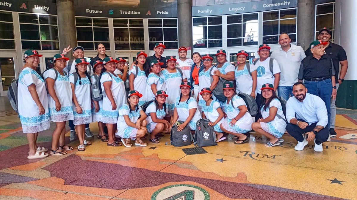 Amazonas de Yaxunah ya listas para lanzar la primera bola en Arizona en el Día de la Herencia Hispana de MLB