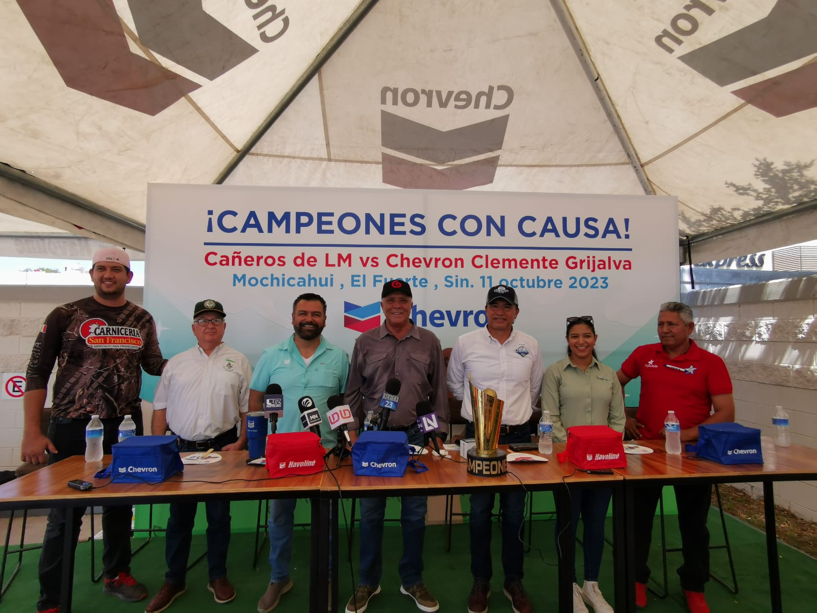 Todo listo para el juego ‘Campeones con Causa’ Cañeros LM vs Chevron Clemente Grijalva