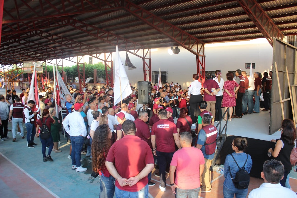 Celebra Morena Mazatlán el ‘fin del dedazo’ con la elección de Claudia Sheinbaum como candidata presidencial
