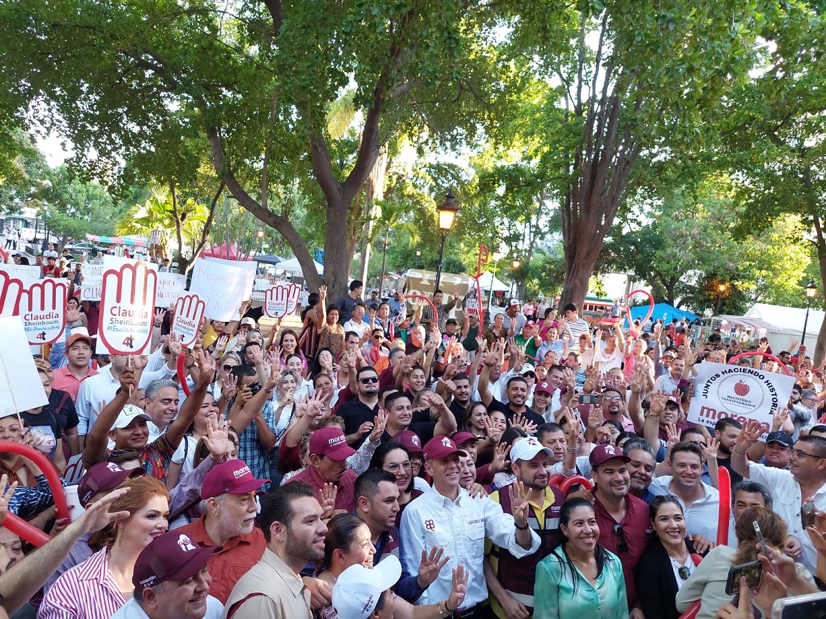 En Ahome festejan morenistas triunfo de Claudia Sheinbaum como coordinadora de Comités de Defensa de la 4T