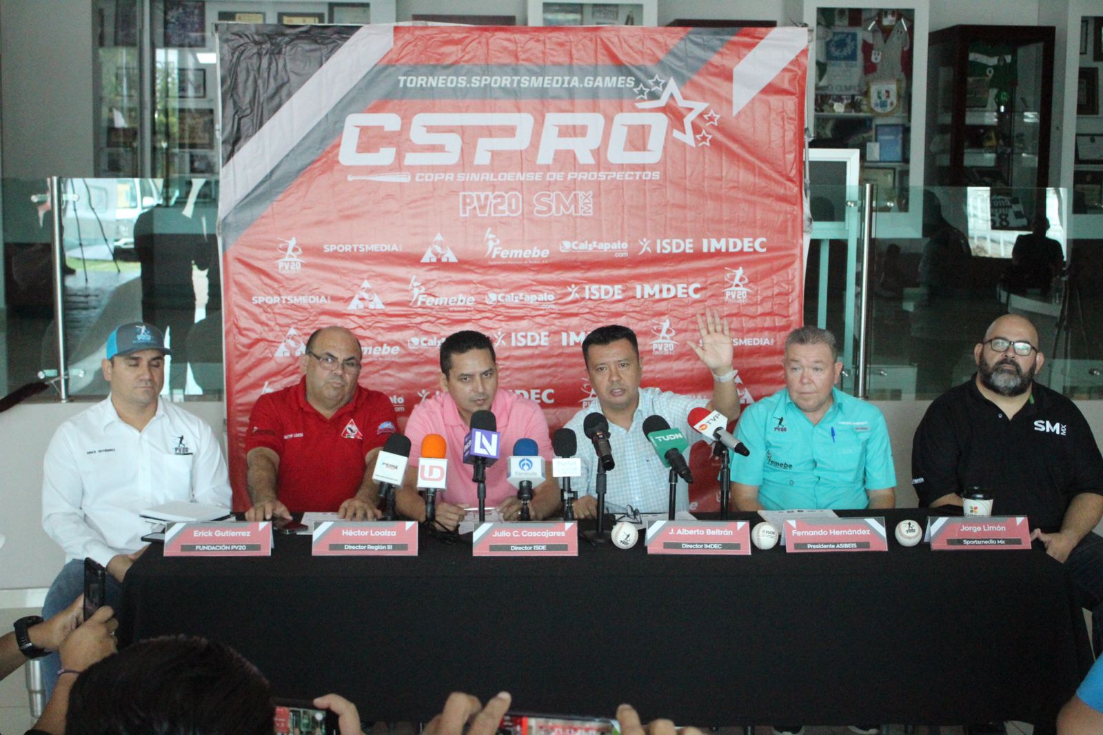Presentan la Copa de Beisbol sinaloense de prospectos rumbo a Nacionales Conade 2024