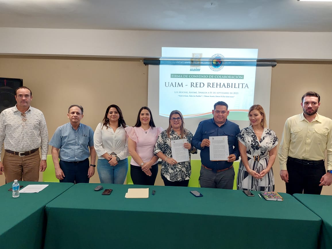 Firman convenio de colaboración UAIM y Red Rehabilita, en apoyo de centros de rehabilitación