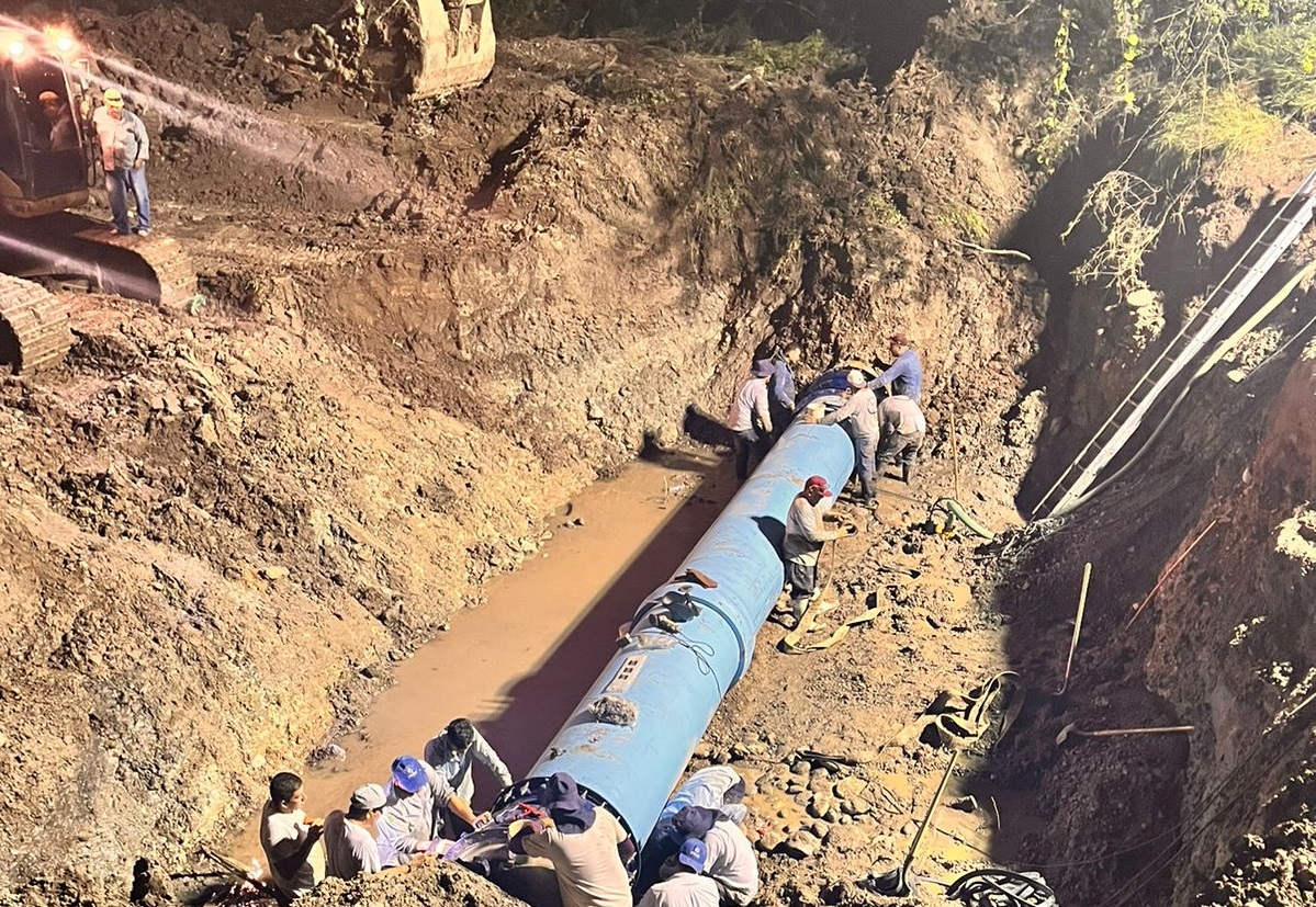 ¡Ya se reparó la tubería! El agua llegará en 24 horas aproximadamente: Japac