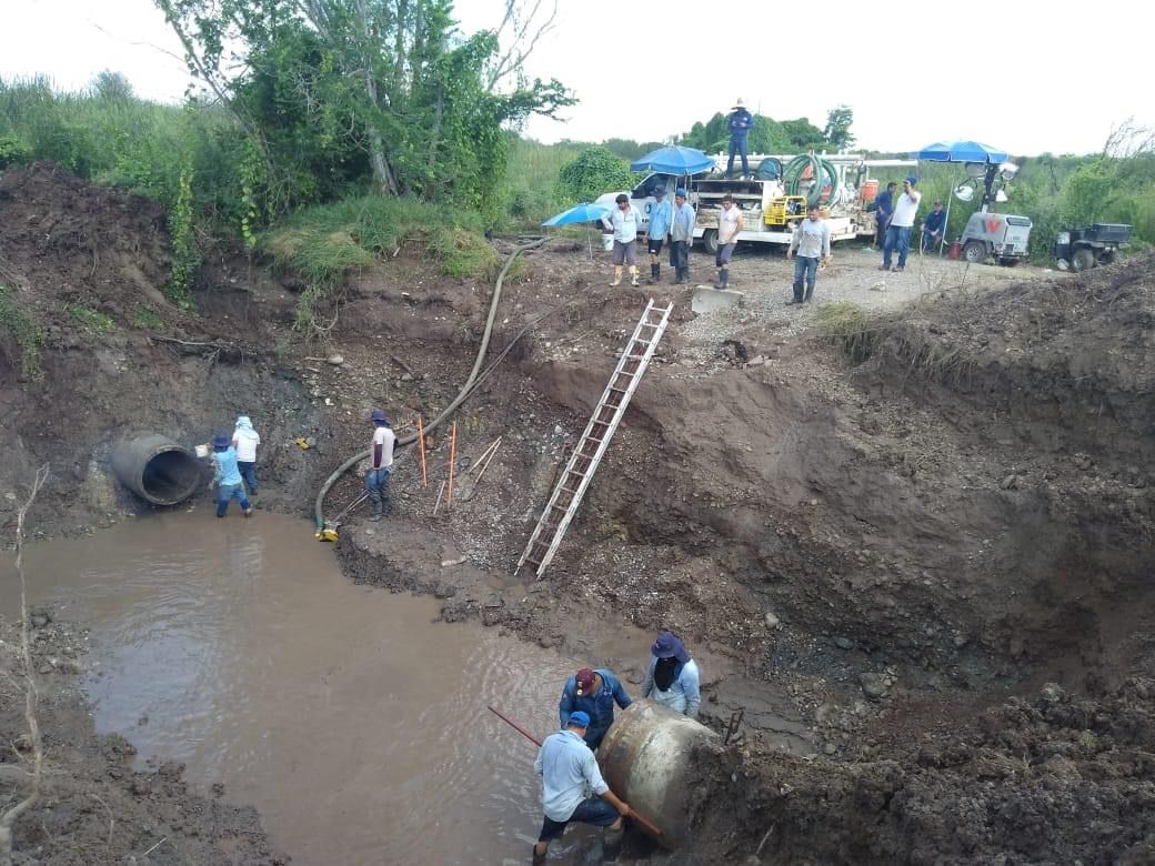 Continúa Japac con trabajos para abastecer de agua al sector sur de Culiacán