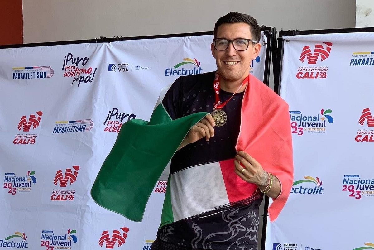 El sinaloense Jorge Benjamín González se cuelga el oro en el Meeting Internacional de Para Atletismo en Colombia