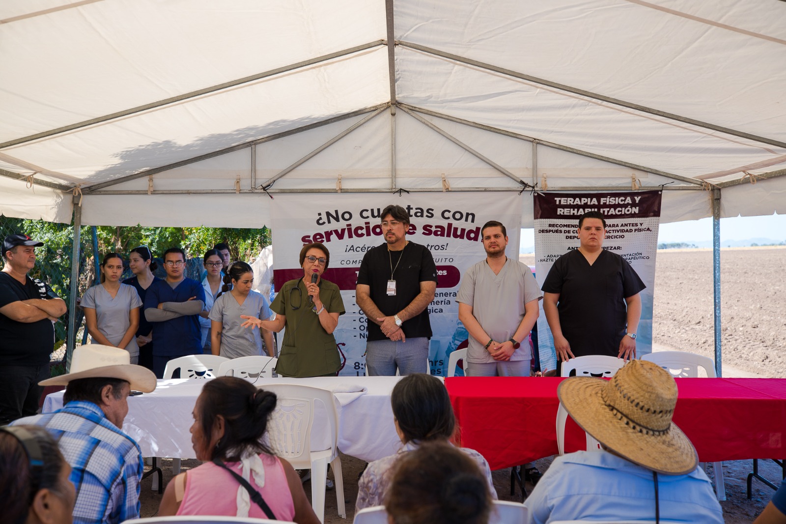 Familias del sector La Laguna, en Ruiz Cortines, reciben jornada de Salud Municipal