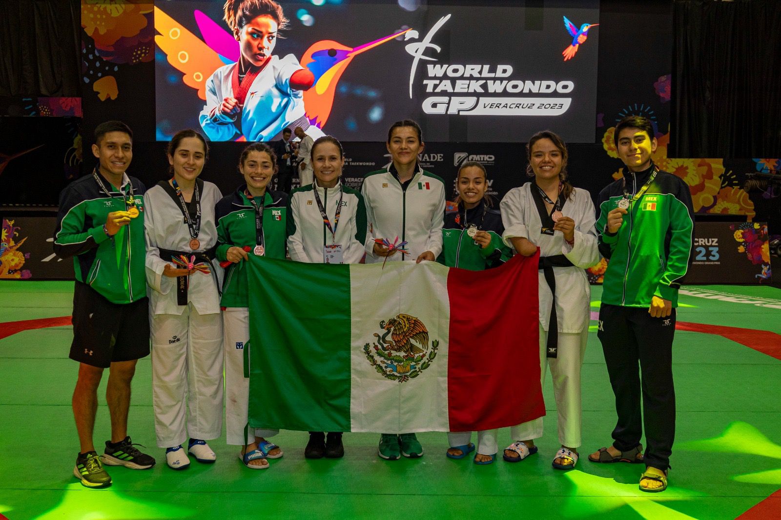 México logra cifra de medallas histórica en Grand Prix de Para Taekwondo Veracruz 2023